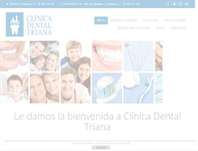 Tablet Screenshot of clinicadentaltriana.com